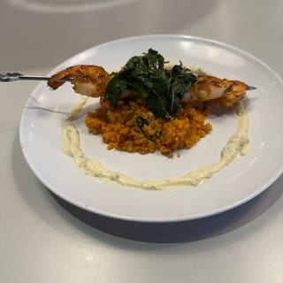 Garlic Skewered Shrimp