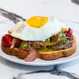 Avocado Toast with Over- Easy Egg