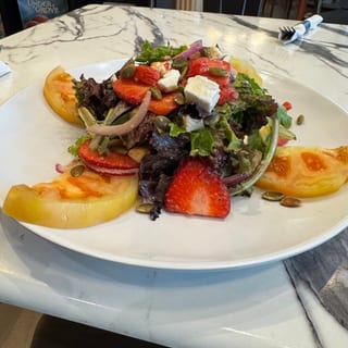 Pickled Green Tomato Salad