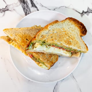 Ricotta- Egg White Sandwich