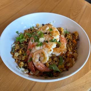 Shrimp Fried Coconut Rice